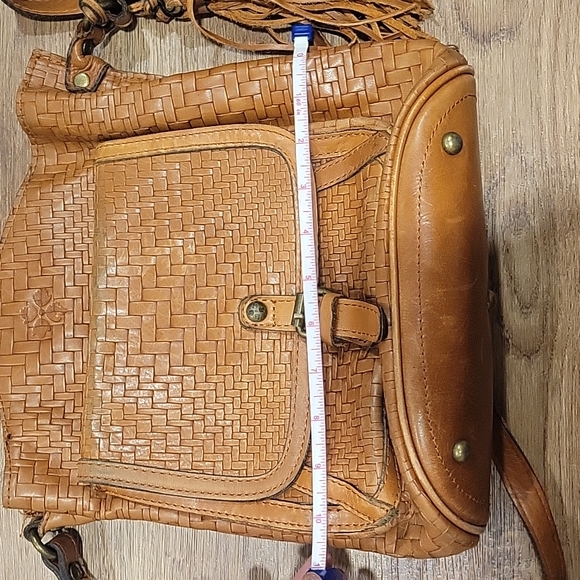 Patricia Nash Bags Patricia Nash Brown Woven Lavello Bucket Bag